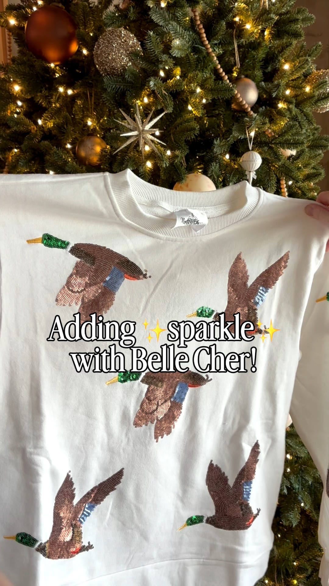 My sister in law and I found each other the cutest Christmas gifts, sweatshirts from @thebellecher ! The sparkle on the reindeer sweatshirt is so cute for the holiday! #ad 

#LTKSeasonal #LTKGiftGuide #LTKHoliday