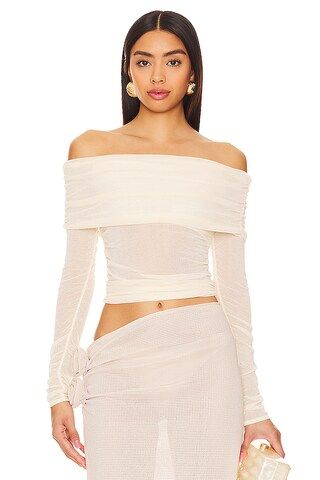 Lovers and Friends Lumin Knit Top in Ivory from Revolve.com | Revolve Clothing (Global)