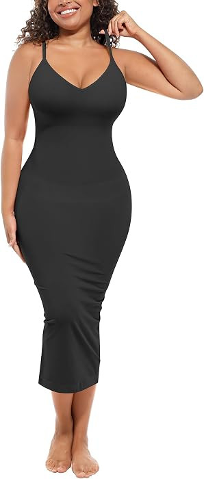 FeelinGirl Women's Shapewear Dress with Built in Bra | Amazon (US)