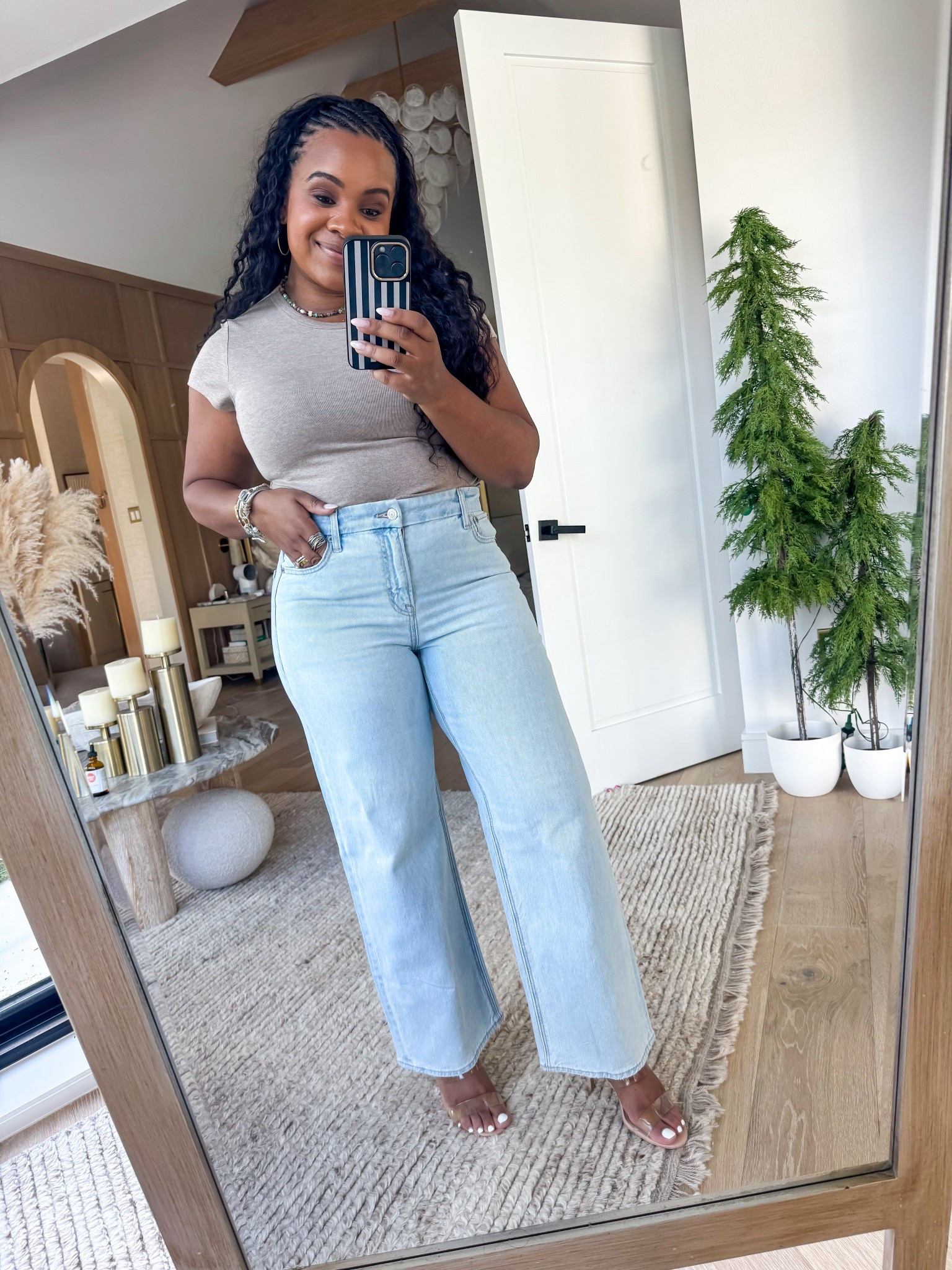 $38 Denim🤩 You guys couldn’t get enough of these when I shared them last. They’re on sale again! 

#LTKootd #LTKMidsize #LTKSaleAlert