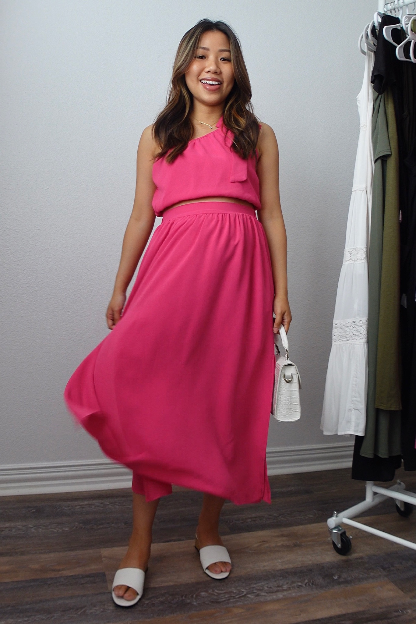 amazon hot pink dress | Dresses | Sinch Amazon Size Large Hot Pink Long Dress