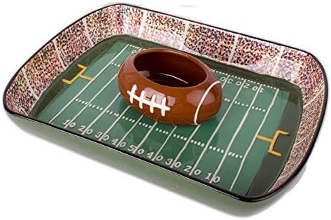 Football Stadium Chip And Dip Sports Serving Set | Amazon (US)