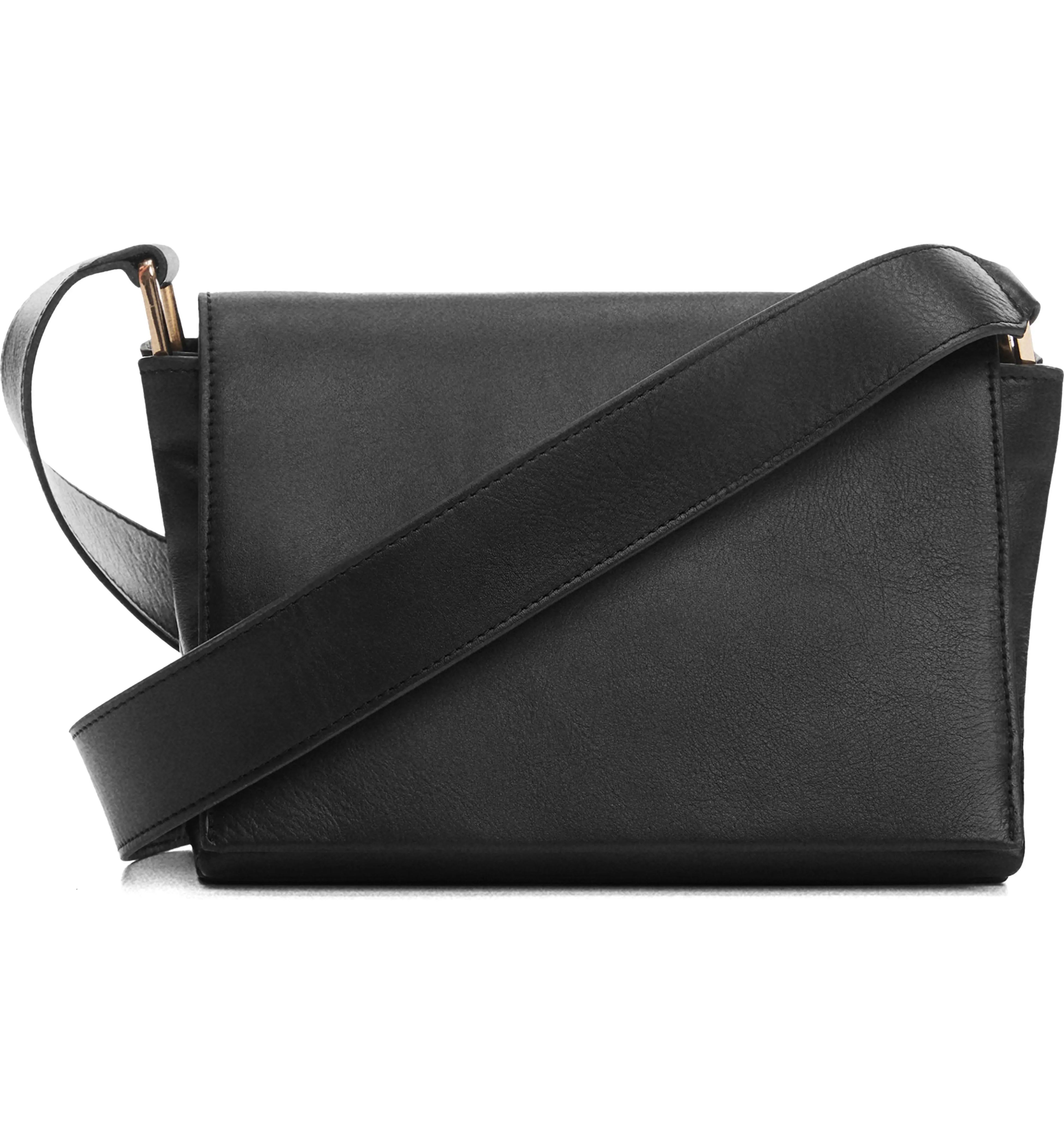 MANGO Leather Crossbody Bag | Nordstrom | Nordstrom