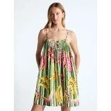 Free Assembly Women's and Women's Plus Cotton Pintuck Mini Dress, Sizes XS-4X | Walmart (US)