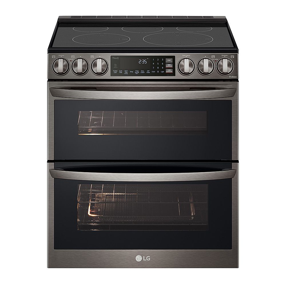 LG 7.3 Cu. Ft. Smart Slide-In Double Oven Electric True Convection Range with EasyClean and Insta... | Best Buy U.S.