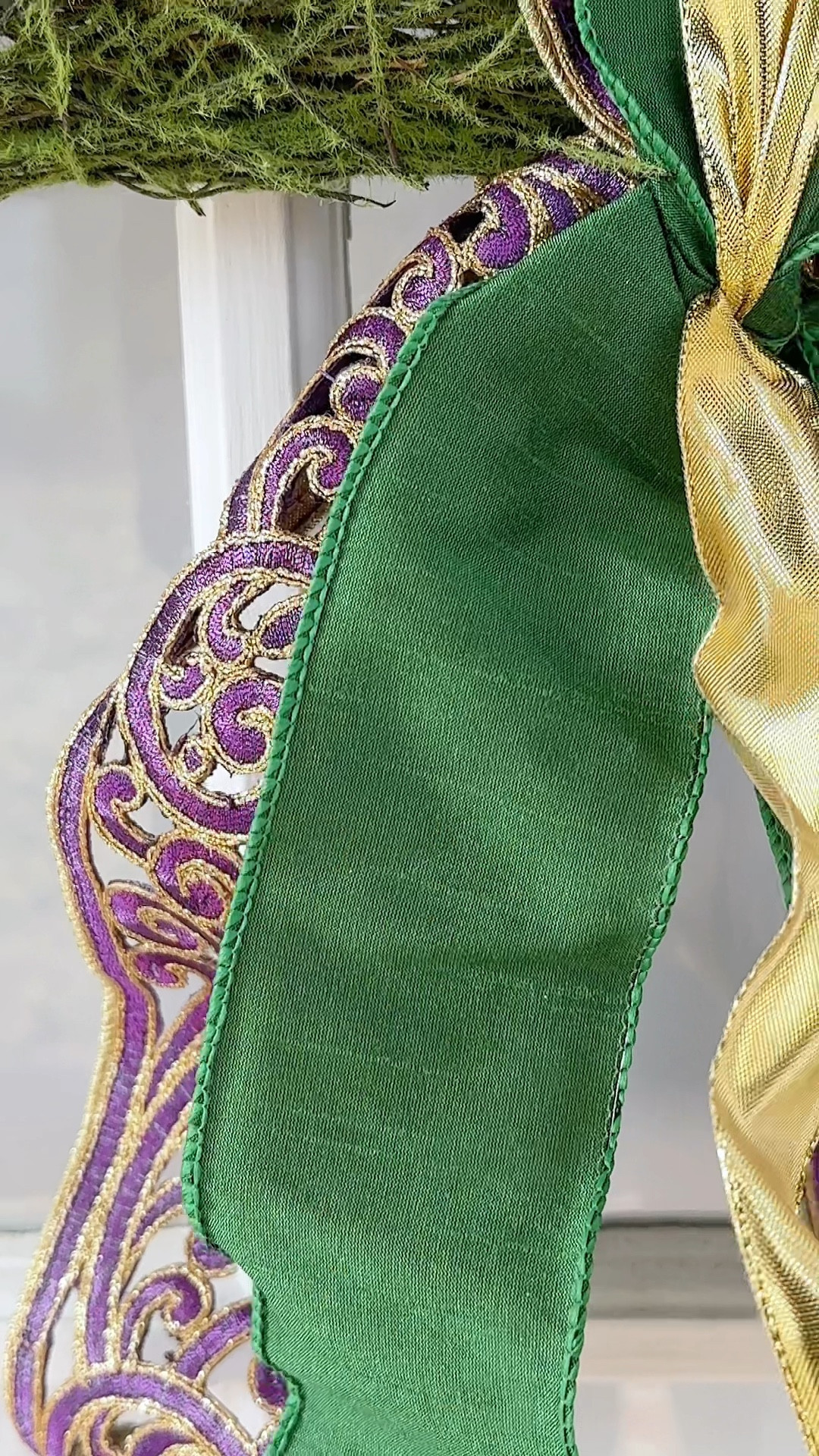 Mardi Gras decoration, ribbonn

#LTKhome