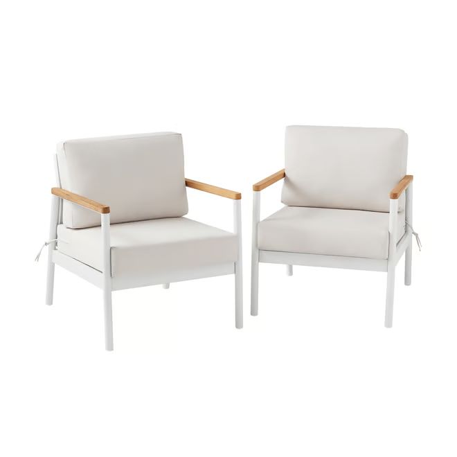 Better Homes & Gardens Wellsley 2-Piece Aluminum Outdoor Lounge Chairs Set by Dave & Jenny Marrs | Walmart (US)