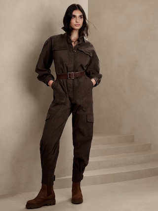 Andi Moleskin Flightsuit | Banana Republic (US)