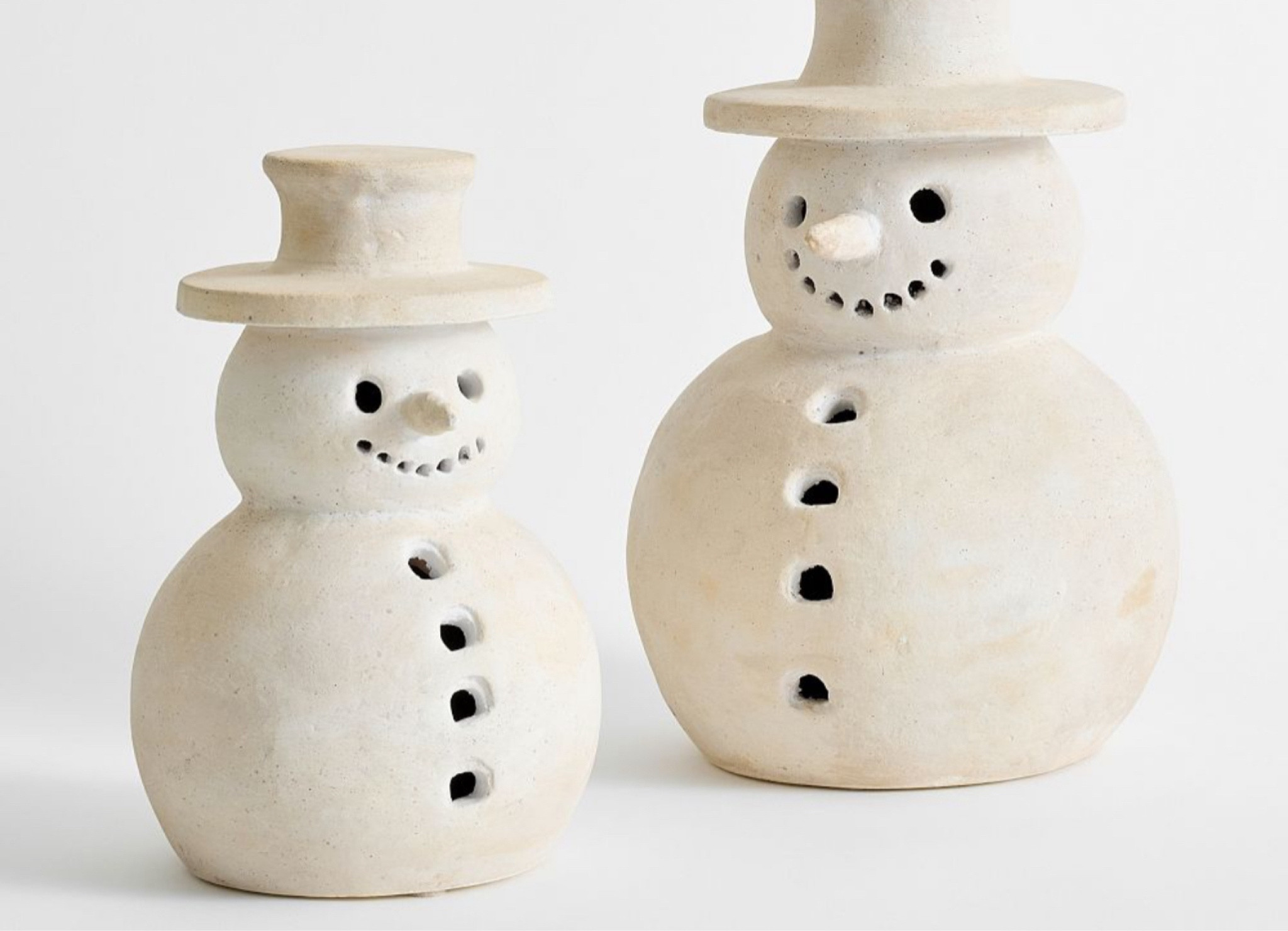 Pottery Barn Terracotta Snowman 

#LTKSeasonal #LTKHoliday #LTKHome