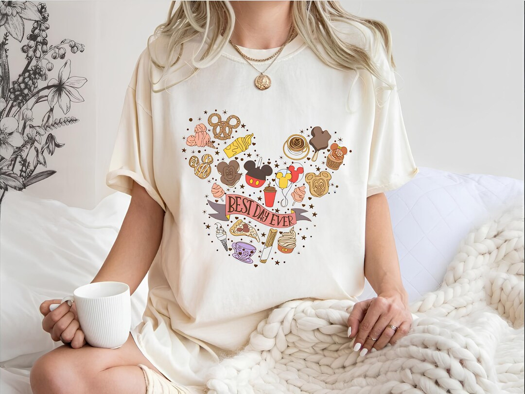 Best Day Ever Shirt, Mouse Park Snacks Shirts, Women Unisex Park Shirt, Park Trip Adult, Snacks S... | Etsy (US)