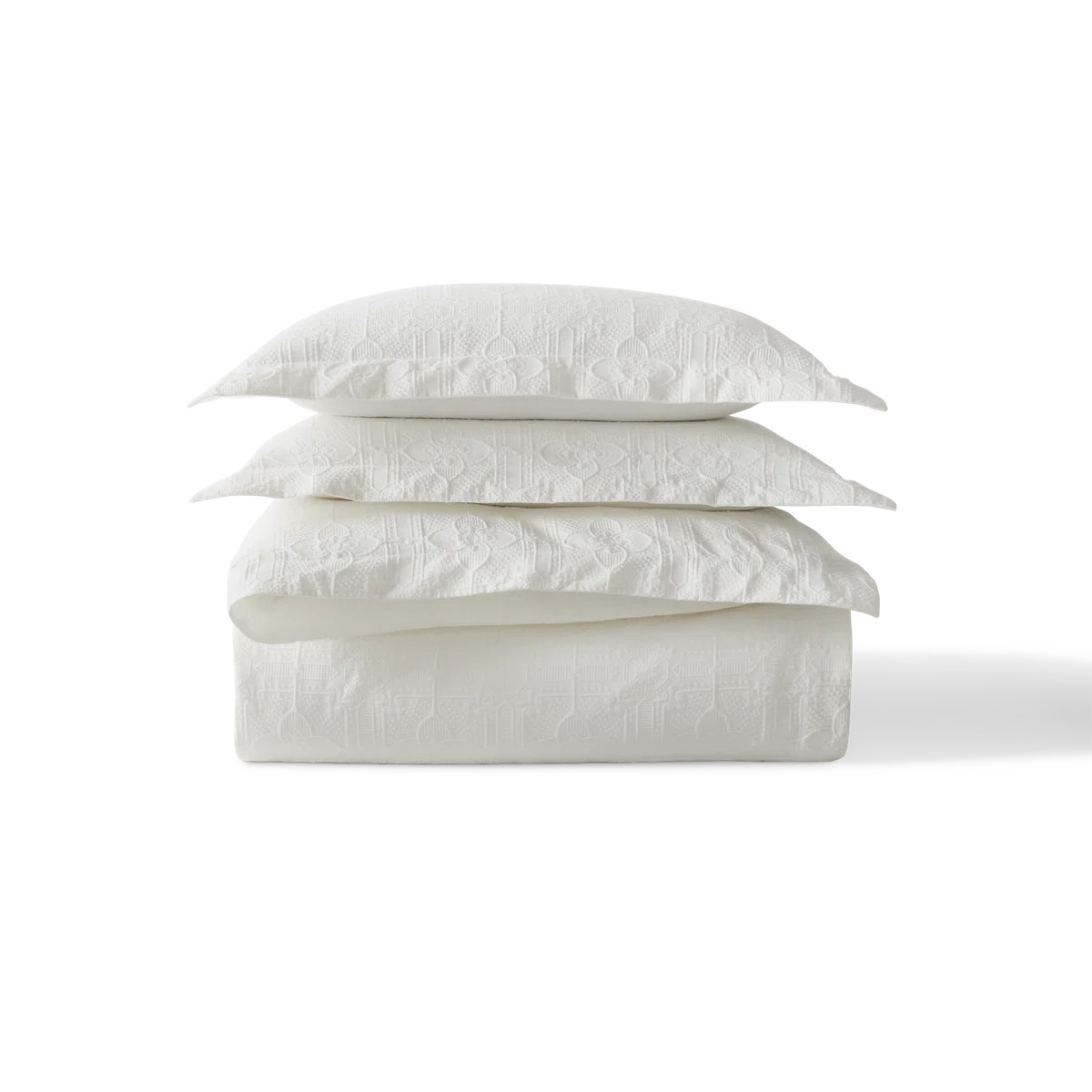 Sascha White Queen Duvet Set | Wayfair North America