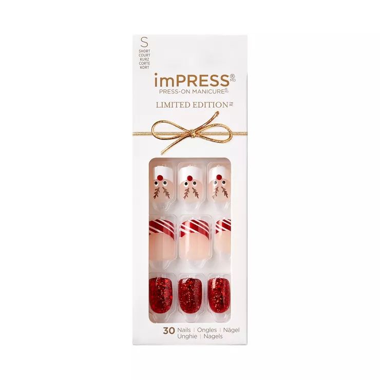 imPRESS Press-On Manicure Fake Nails - Oh Deer - 33ct | Target