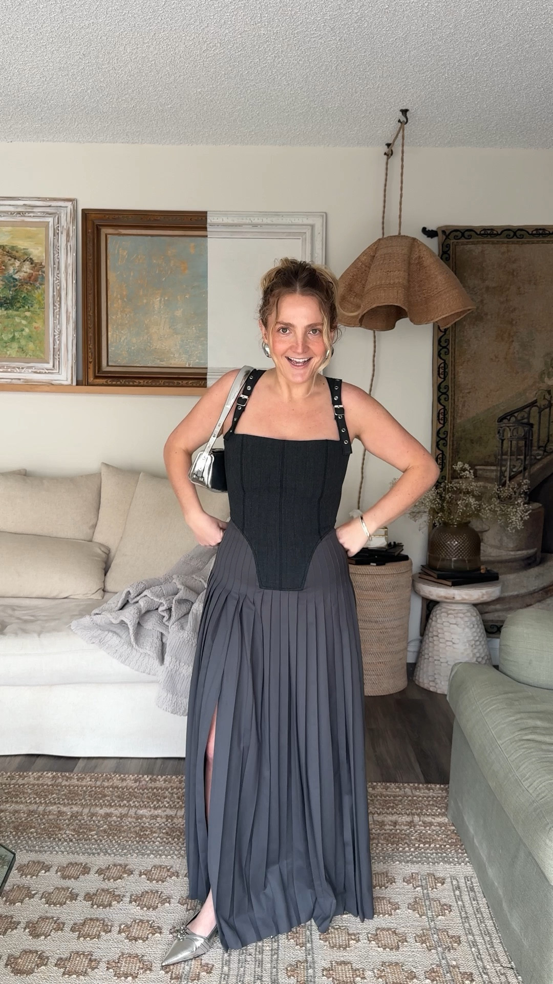 The perfect wedding guest dress! This is old Zara, but I bought her on EBay.  I’ve linked the exact seller! WORTH IT! All my accessories are linked here too. NOTE: this dress runs small, I have mine in a medium and I wear size 4/6/8. But I have a larger chest, so needed a bigger corset . HAPPY WEDDING SEASON!

#LTKwedding #LTKparties #LTKSeasonal