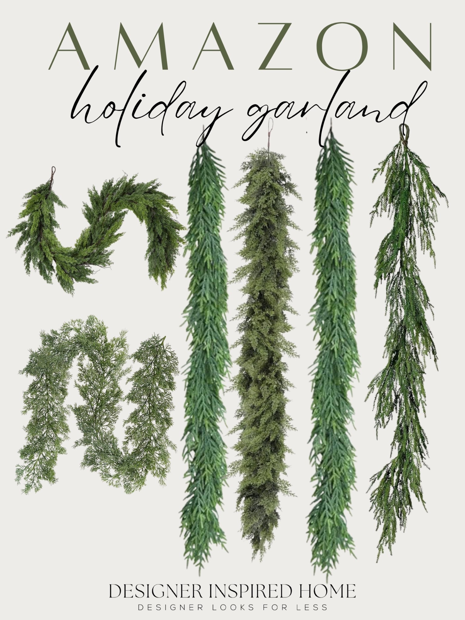 Christmas garland favs from Amazon! 

#LTKHome #LTKSeasonal #LTKFindsUnder50