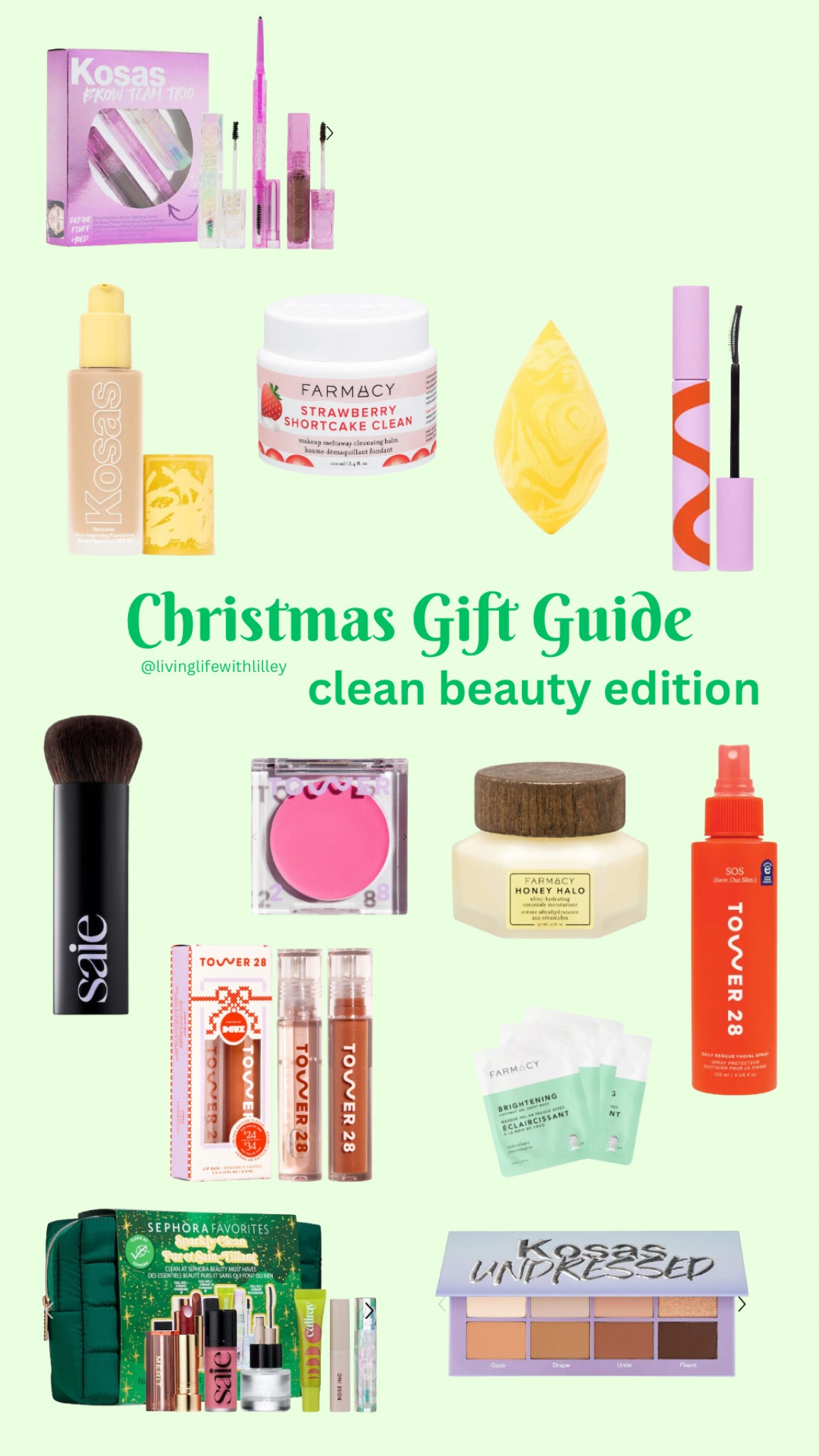 christmas gift guide / clean beauty edition

#LTKHoliday #LTKbeauty #LTKGiftGuide