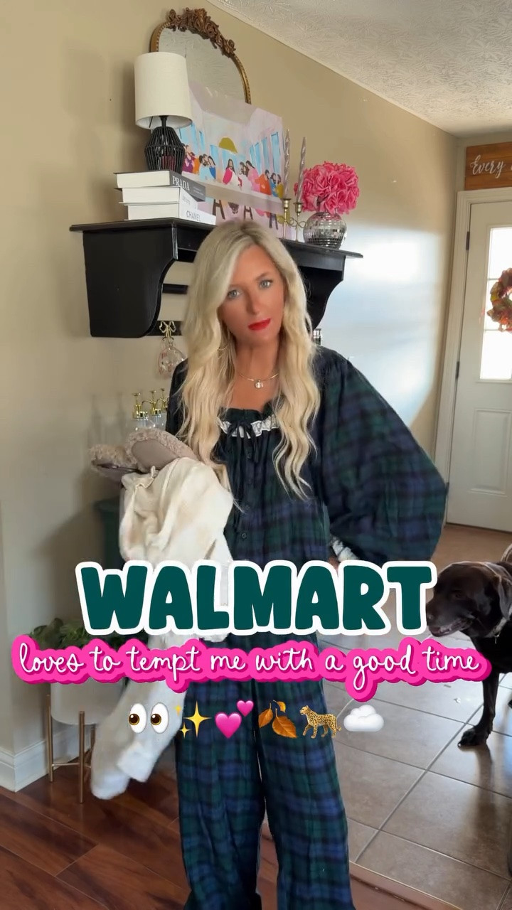 New Walmart arrivals! 🤩✨ These pajamas are SO good! 👀Say 904 to shop! 🛒

I told Walmart not to tempt me with a good time, and here they go dropping the cutest pajamas AND slippers AGAIN! 💕 Perfect for fall y’all! Is this an outfit or pjs?! 👀

These plaid sets with the lace details look way more expensive than they actually are, come in two adorable colors, and the cozy rhinestone & leopard slippers?! I’m SOLD. 🐆✨

#walmartfinds #walmartstyle #walmartfashion #fallfashion #fallfashiontrends 

Walmart pajamas, Walmart slippers, Walmart sleepwear, plaid pajama set, cozy slippers, affordable pajamas, cute pajama sets, Walmart fashion finds, Walmart Finds, Walmart style, Walmart Fashion, fall fashion trends, Fall fashion, Walmart fall finds, Walmart new arrivals, Walmart fall fashion, Walmart outfits, Walmart clothing, fall outfit ideas, affordable fall fashion, women’s fall fashion, trendy fall outfits, Walmart fall outfits, fall wardrobe essentials, Walmart fashion haul

#LTKxWalmart #LTKootd