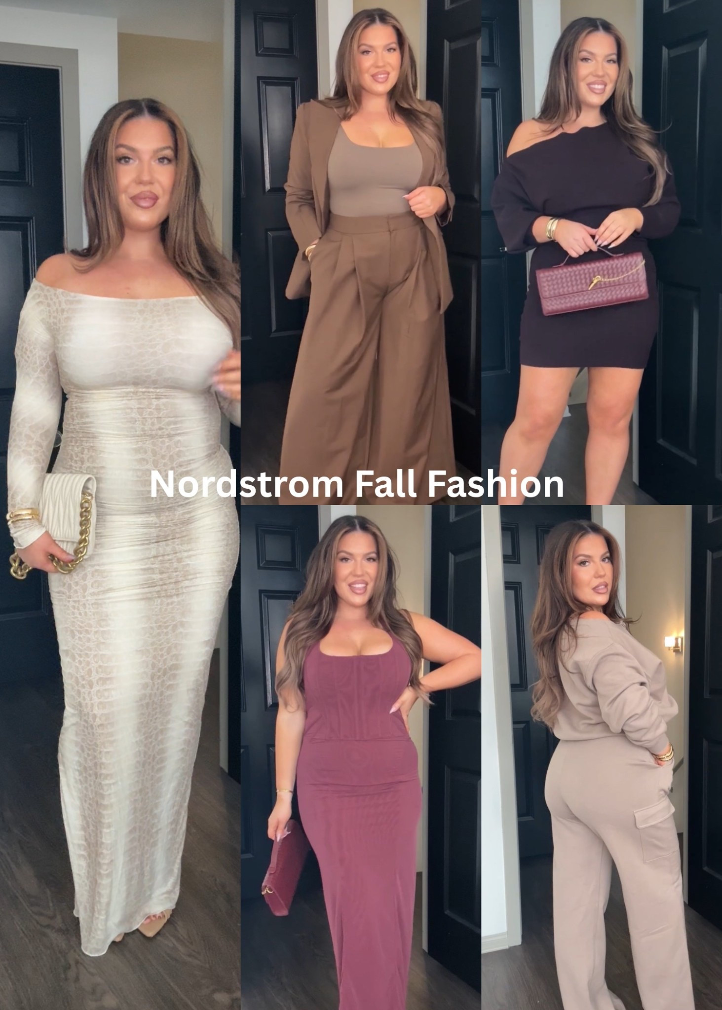 Nordstrom Fall Finds I recently picked up!😍

Cream Crocodile Dress: L (high stretch)
Burgundy Formal Dress: L (med/high stretch)
Sweater Mini Dress: L (low stretch)
Brown Pant Set: L in both (low stretch)
Taupe Sweatpants Set: L in both (pants run big in the waist, could’ve sized down)

I’m a size 12/L in most top and bottom styles, and 5’5 🫶🏼


@nordstrom #nordstrompartner ❤️

#LTKMidsize #LTKStyleTip