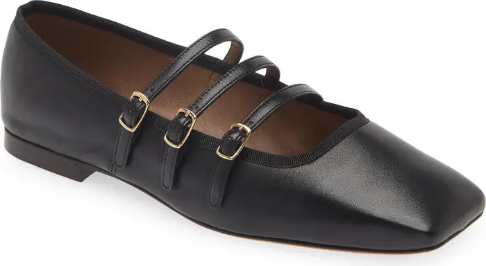 Mansur Gavriel Square Toe Mary Jane Flat (Women) | Nordstrom | Nordstrom