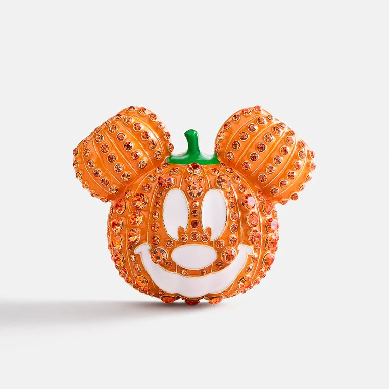 Disney Mickey Mouse Glow-In-The-Dark 3D Pumpkin Pin - Orange | BaubleBar