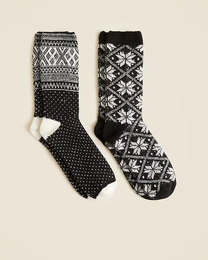 Fair Isle trouser socks two-pack | J. Crew US