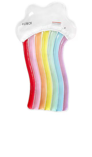 FUNBOY Clear Rainbow Lounger Pool Float in White. | Revolve Clothing (Global)
