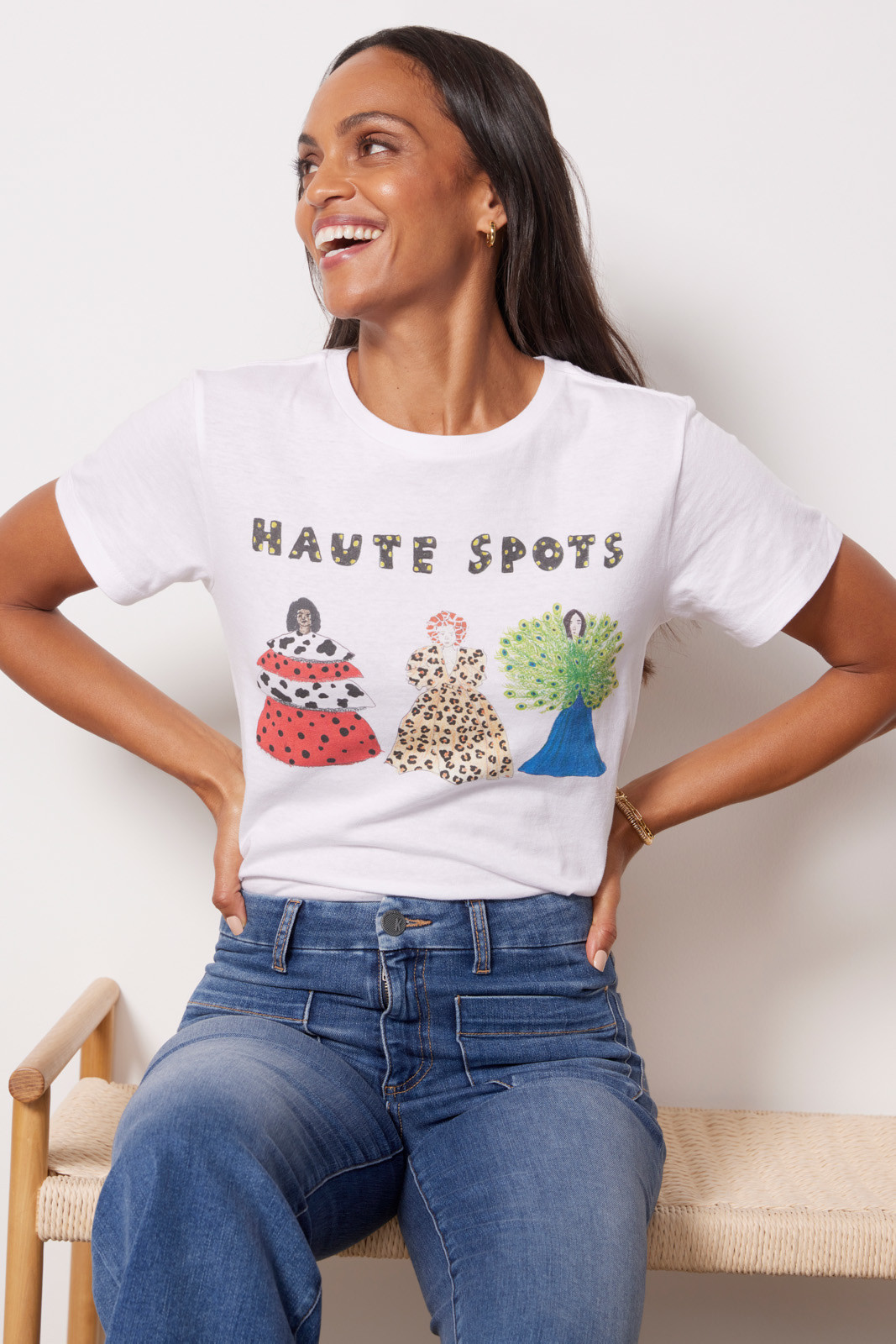 UNFORTUNATE PORTRAIT Haute Spots Tee | EVEREVE | Evereve
