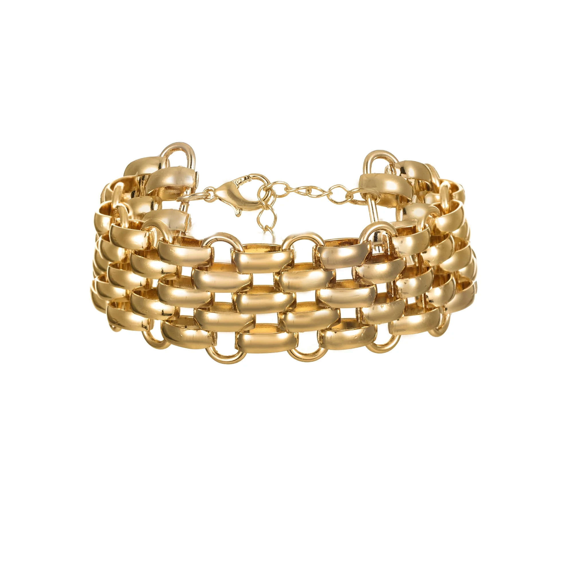 Time and Tru Goldtone Mesh Bracelet, 1 Piece | Walmart (US)