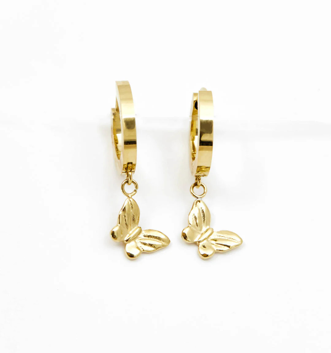 Butterfly Hoop Earrings | Rellery