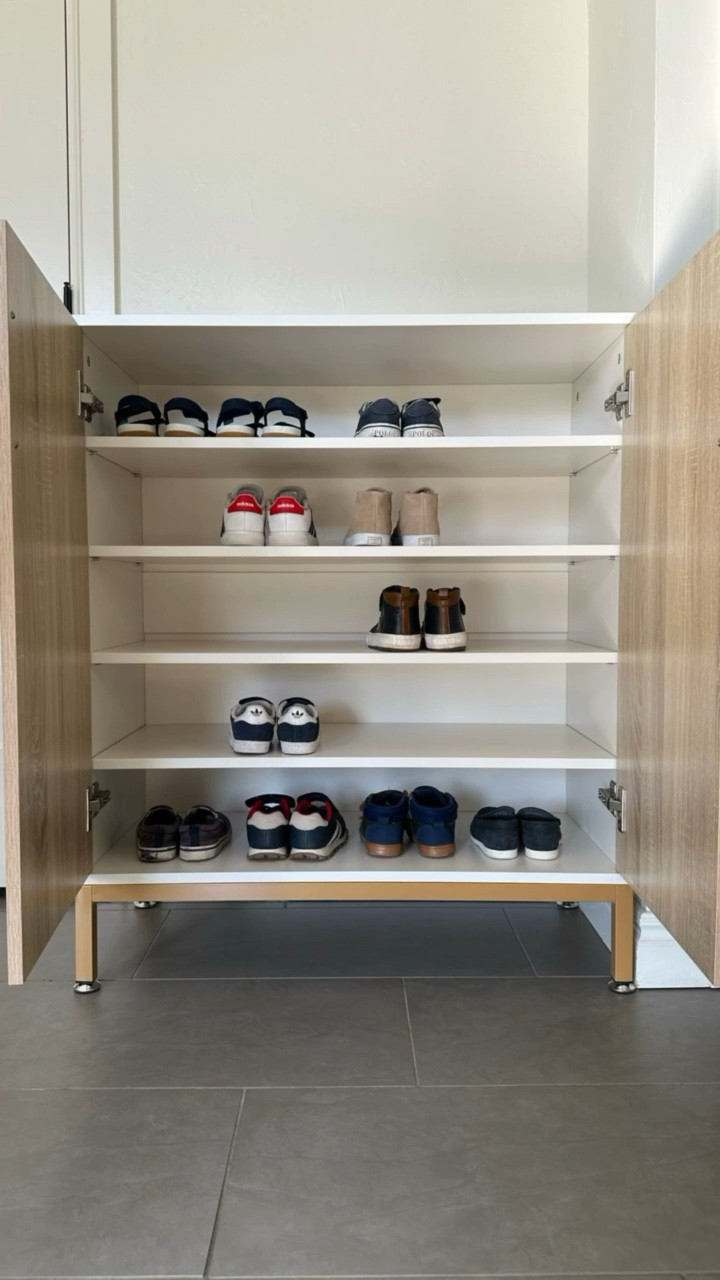 On sale!! We keep this by the back door and when my son comes home he takes off his shoes and puts them in here. He loves having his own little shoe closet! 

#ltksalealert 

#LTKHome #LTKmomlife #LTKdayinmylife