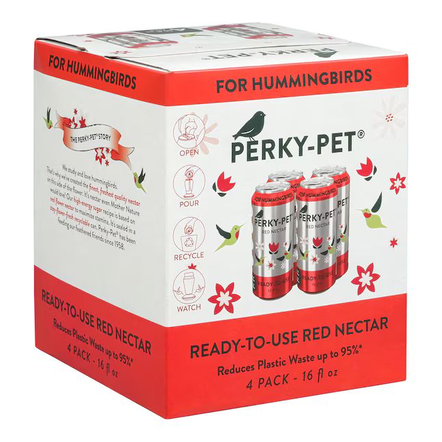 Perky-Pet Ready-to-use Sugar Hummingbird Nectar 64-fl oz | Lowe's