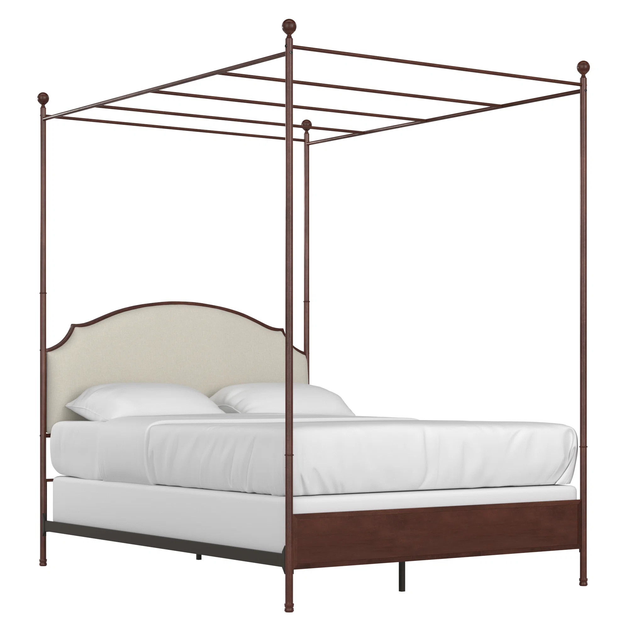 Marinez Upholstered Canopy Bed | Wayfair North America