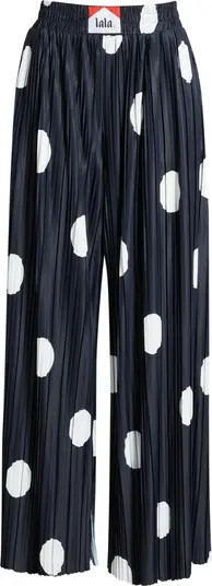 Dressed in Lala Total Knockout Plissé Dot Pants | Nordstrom | Nordstrom
