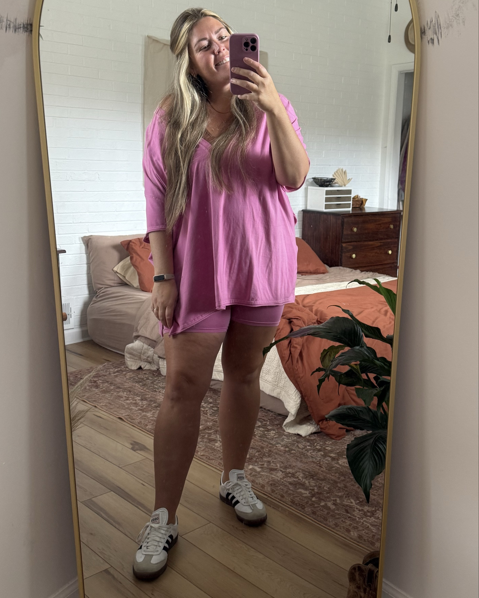 THE mom spring & summer outfit for running errands. 

I have an XL in the matching set
M/L in tank bra 
& sambas are true to size 🤍

#LTKgrwm #LTKmomlife #LTKMidsize