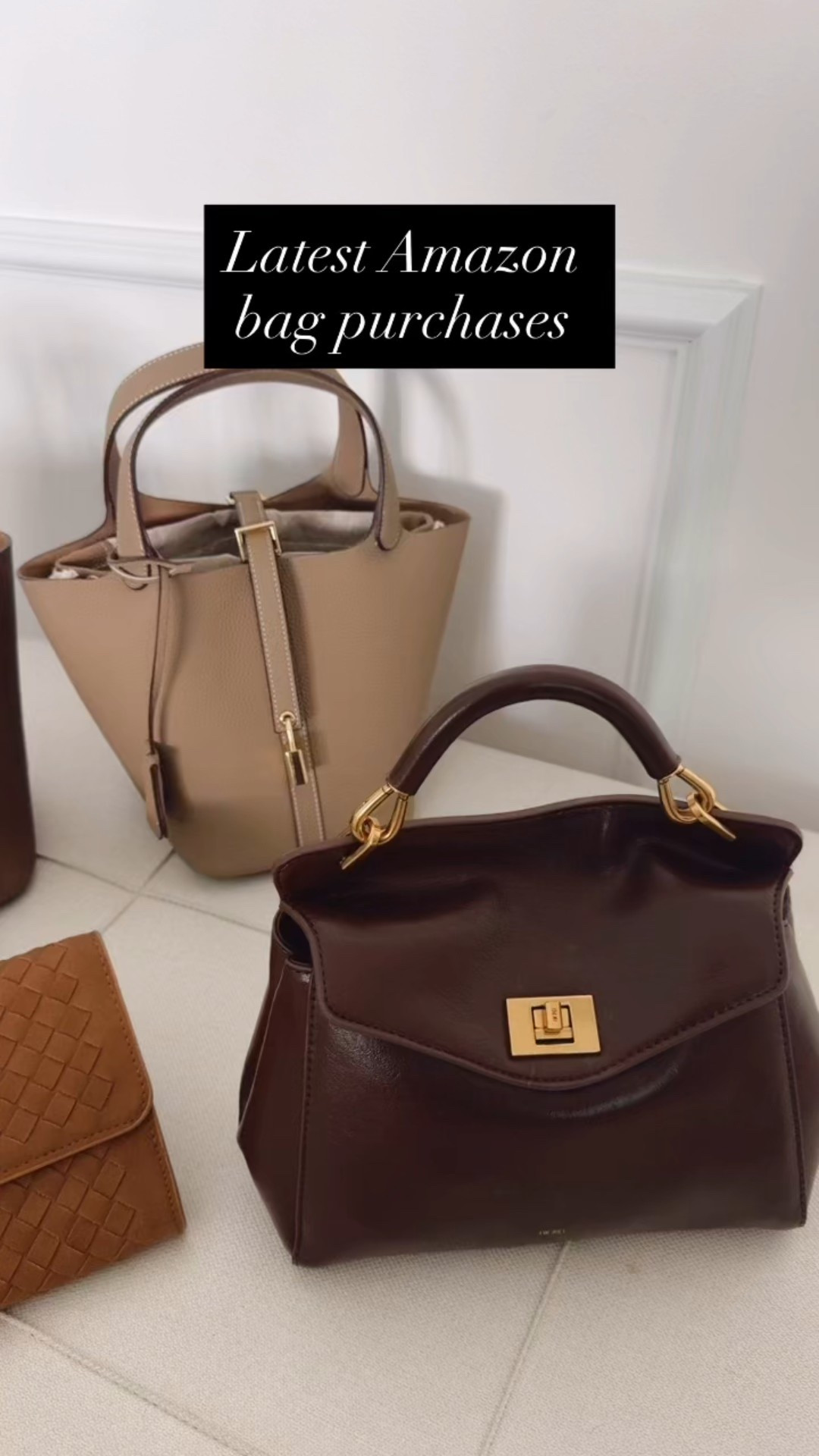 Amazon latest bag purchases 
The quality on all of them is amazing!!!!
Highly recommend! 


#LTKGiftGuide #LTKItBag #LTKHoliday