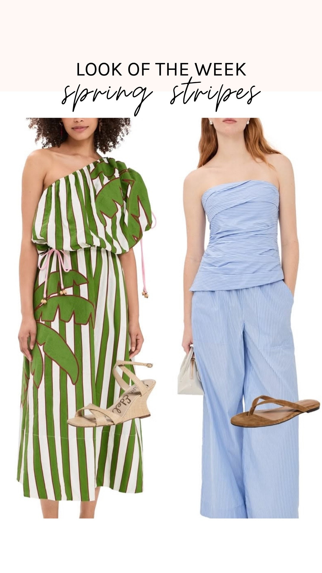 We are hyped about stripes this spring. Wear as a set, mix and match with your favorite solids, or really take it up a notch with pattern play. Want to wade in? Add some striped accessories—a scarf, tote, or shoes!

#LTKootd