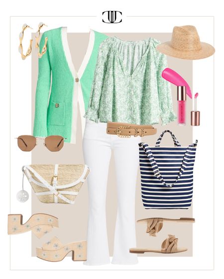 One item five different ways!

White denim, cardigan, sandals, sunglasses, sun hat, blouse, summer outfit, casual outfit, easy outfit 

#LTKstyletip #LTKover40 #LTKshoecrush
