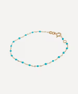 18ct Gold Classic Gigi Resin Bead Bracelet | Liberty London (UK)