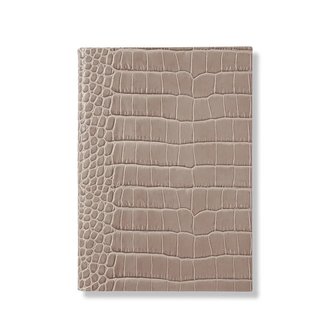 Soho Notebook in Mara in taupe | Smythson | Smythson