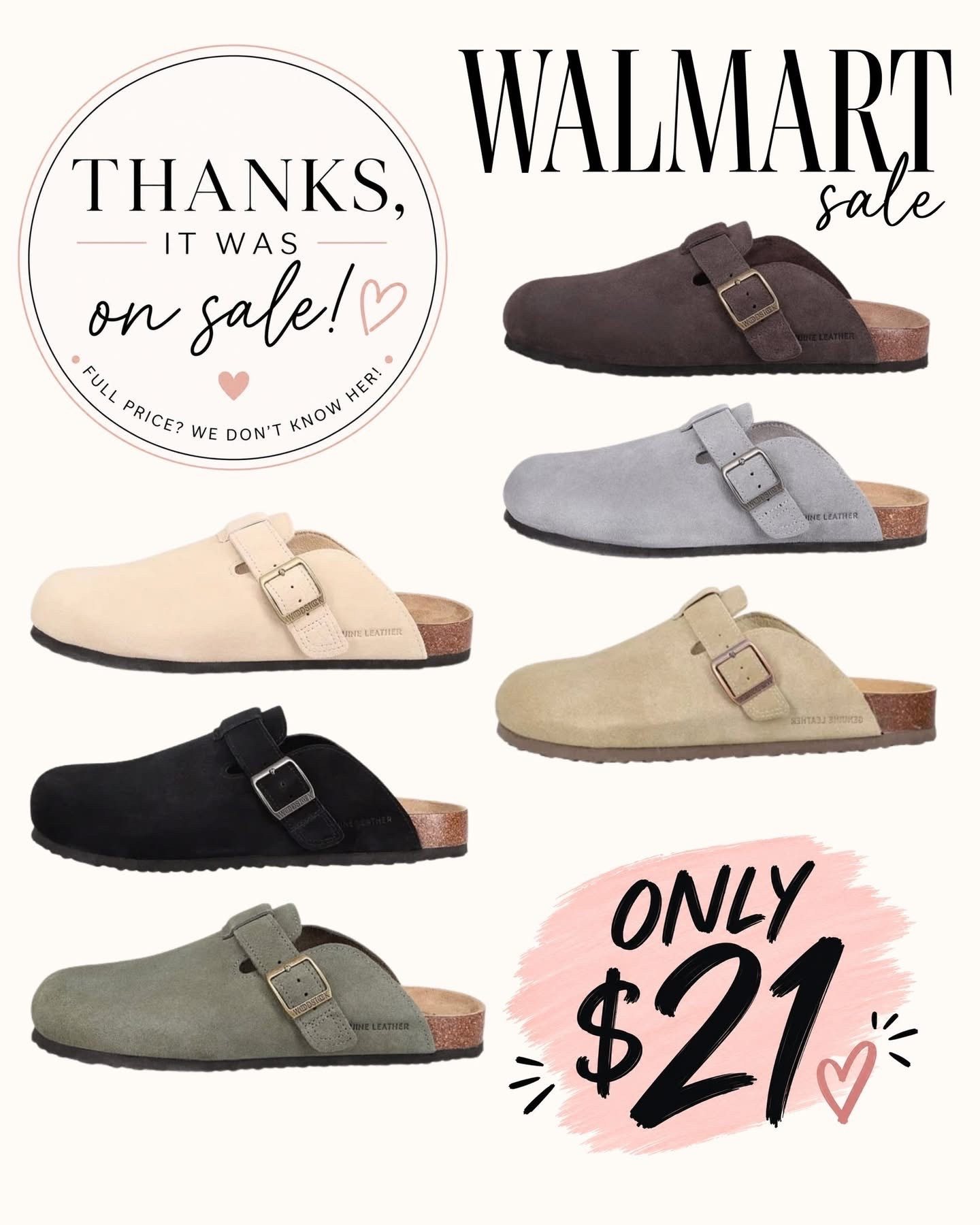 These are only $21! 😍 The perfect everyday dupes without the designer price tag! Grab your favorite color before they’re gone. 🛍️



⭐️ https://walmrt.us/461Foik



#walmartdeals #walmartfinds #fallfashion #fallstyle #falloutfit #walmartfashion #ad #affiliatelink #walmartfinds #walmartsale #walmartfashion #fashionfinds #deals

#LTKSaleAlert