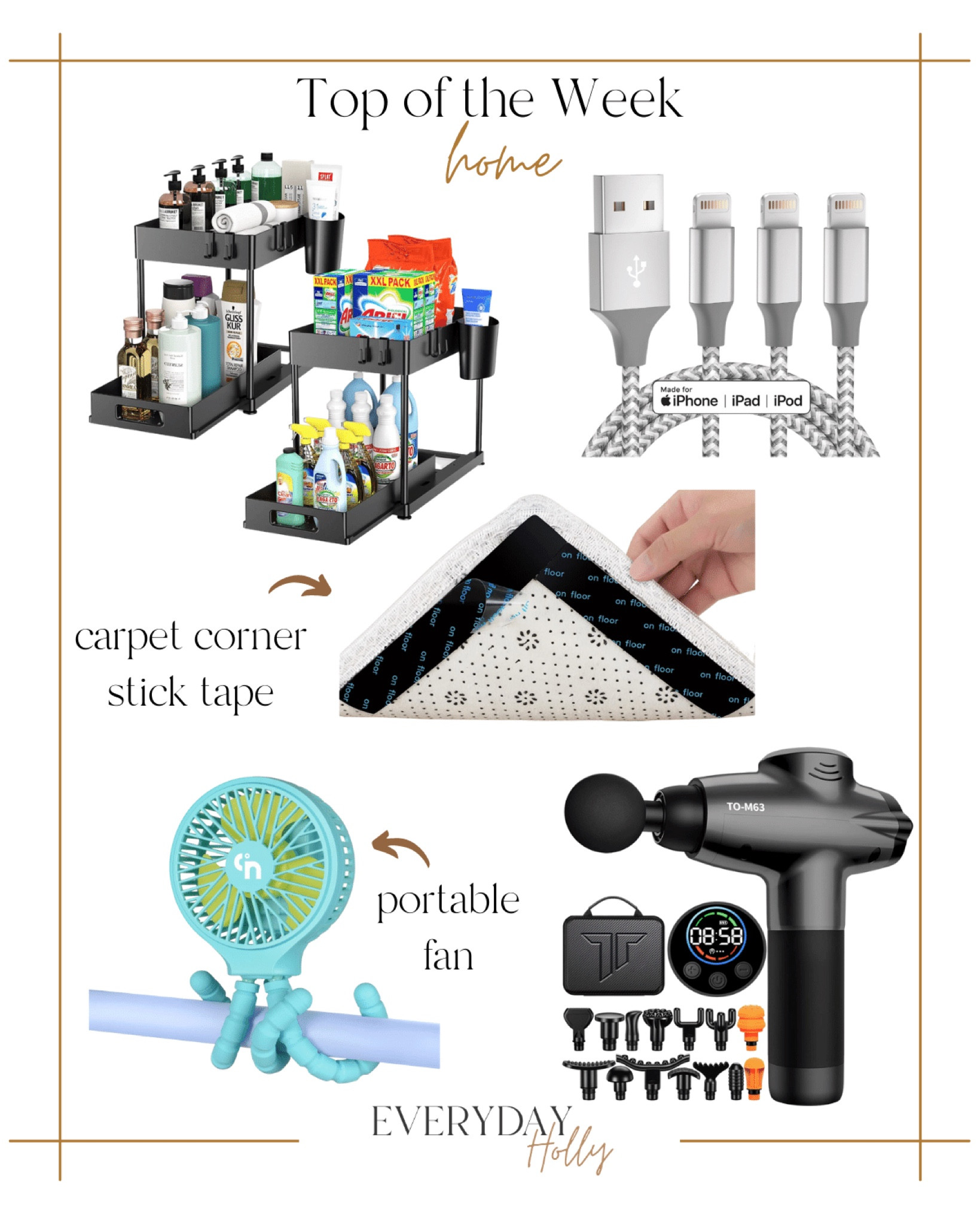 Top Selling Home Essentials You’re Loving This Week!! 

top sellers | home essentials | home gadgets | organizers | organization | massage gun | carpet stickers | home favorites 

#LTKunder50 #LTKhome