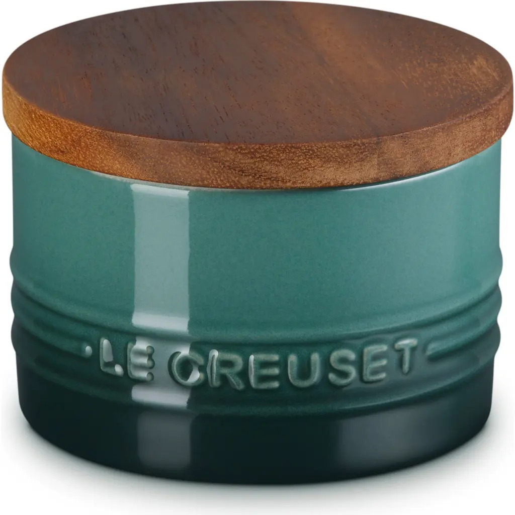 Le Creuset Signature Stoneware 7-Ounce Storage Canister in Artichaut at Nordstrom | Nordstrom