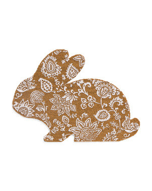 24x32 Bunny Shaped Floral Doormat | Rugs | Marshalls | Marshalls
