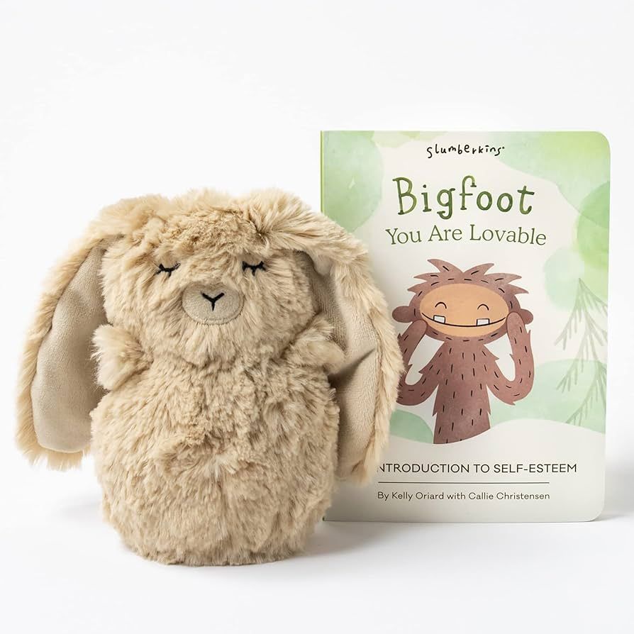 Slumberkins Bigfoot, You are Lovable Board Book & Bunny Mini | Supports Self-Esteem & Social Emot... | Amazon (US)