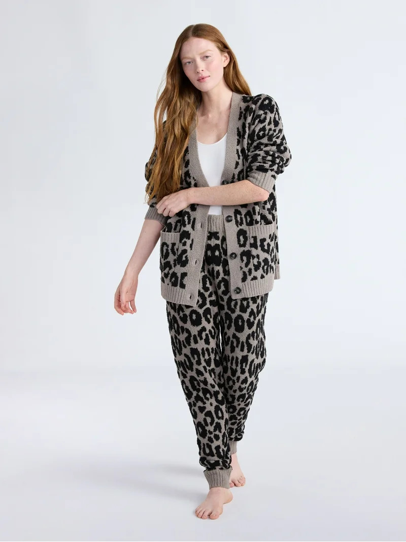 Joyspun Women's Fuzzy Front Pocket Cardigan, Sizes XS-3X | Walmart (US)