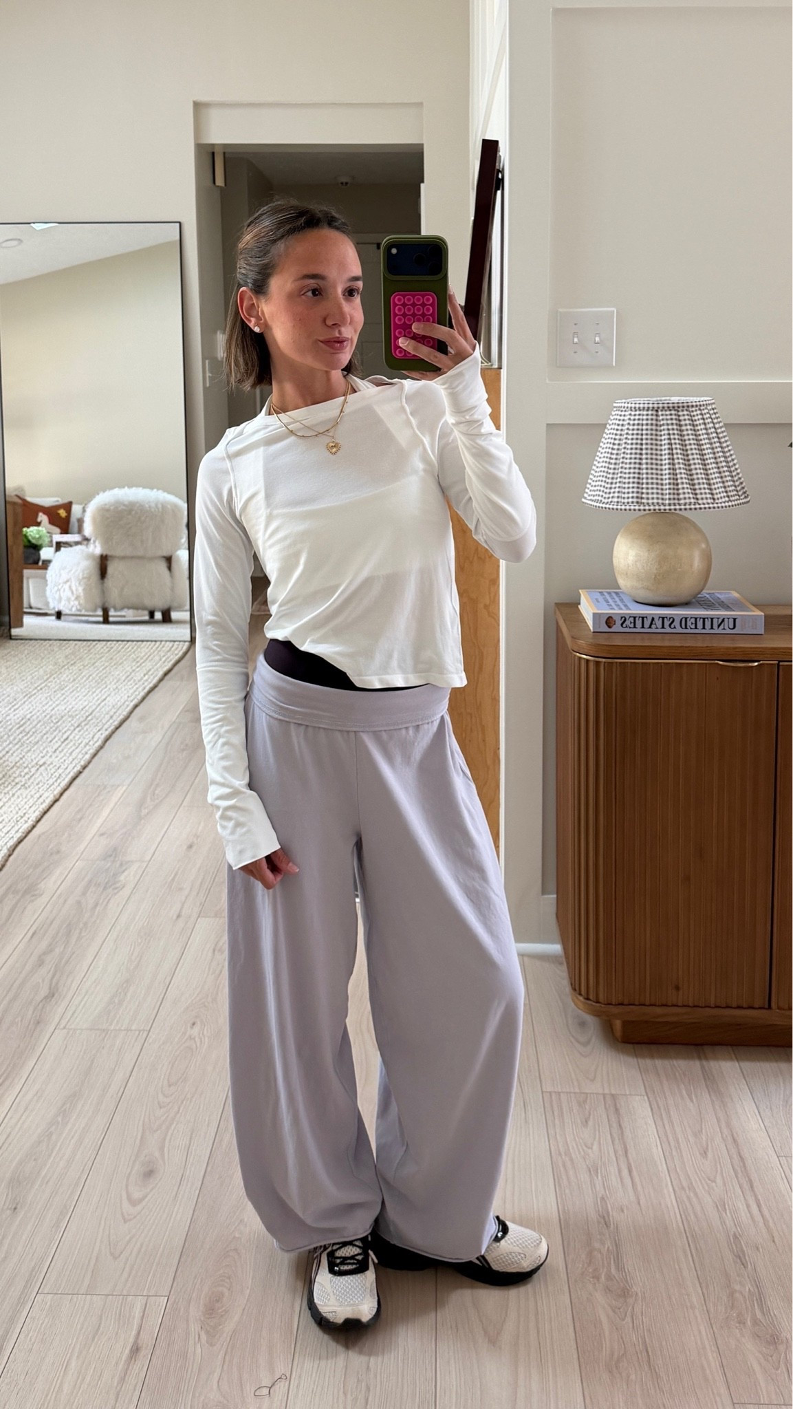 XS in top, bra, bikers + pants!