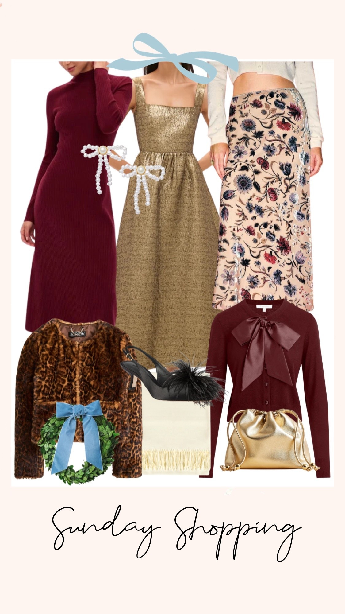 This week’s Sunday Shopping top 10. Holiday outfits to wear to parties. Upscale holiday gowns. Sweater dresses to wear on  Christmas Day. Accessories to wear this holiday season. Boxwood wreaths go decorate your home with  

#LTKFindsUnder100 #LTKHoliday #LTKCyberWeek