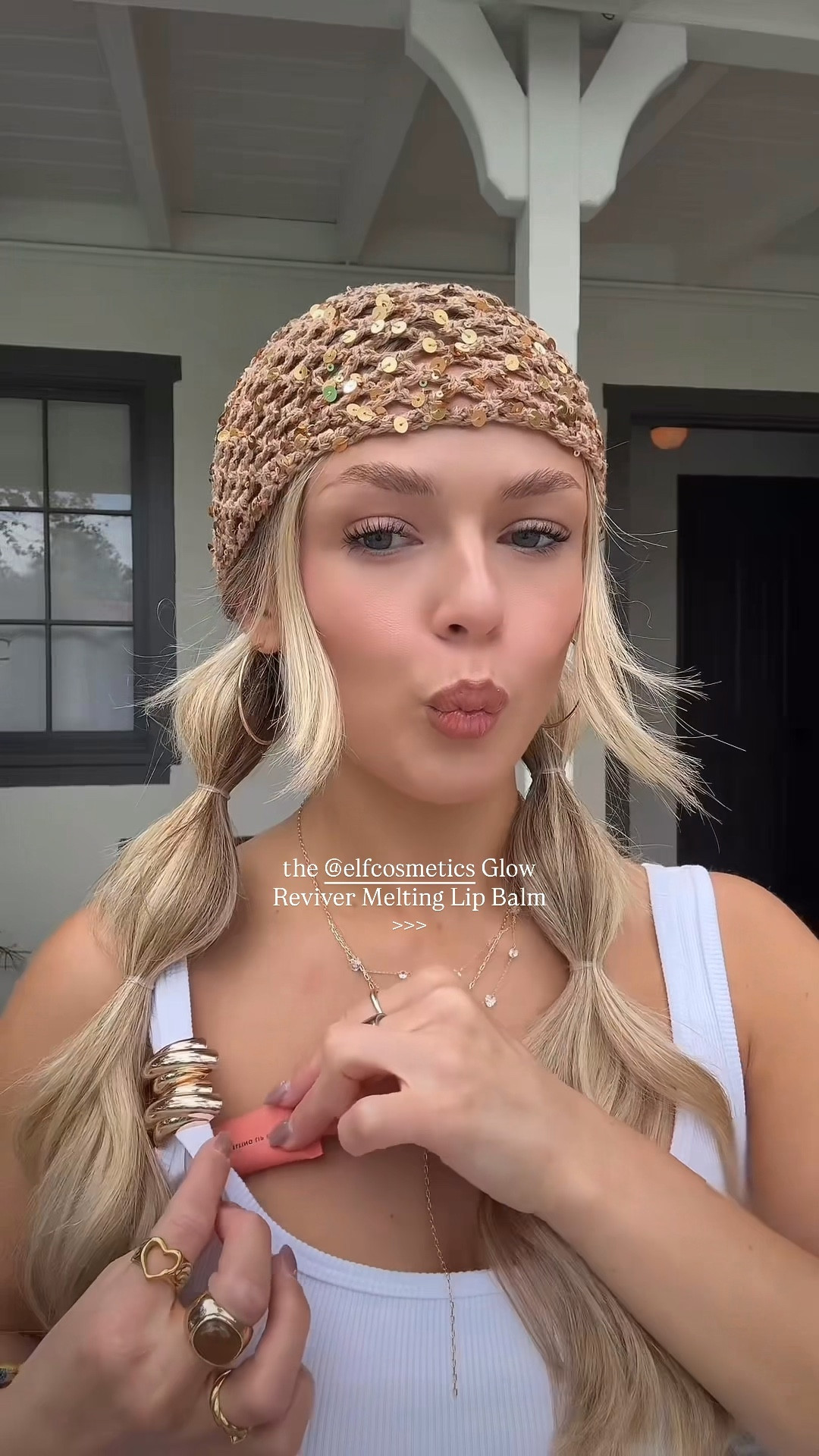 So obsesssed with these Glow Reviver Melting Lip Balm from @elfcosmetics #Ad #Paidlink #elfcosmetics #elfingamazing #eyeslipsface #crueltyfree #vegan #elfpartner 