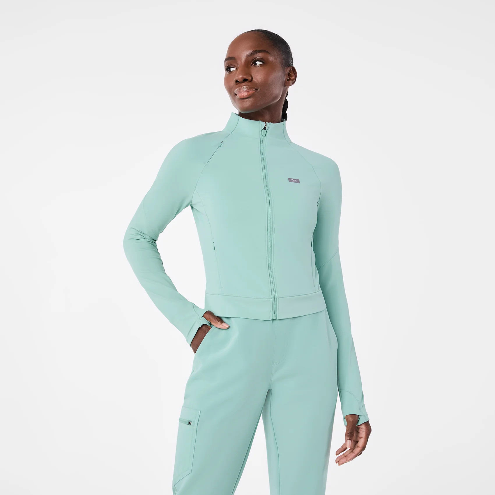 On-Shift ContourKnit Cropped Jacket™ | FIGS