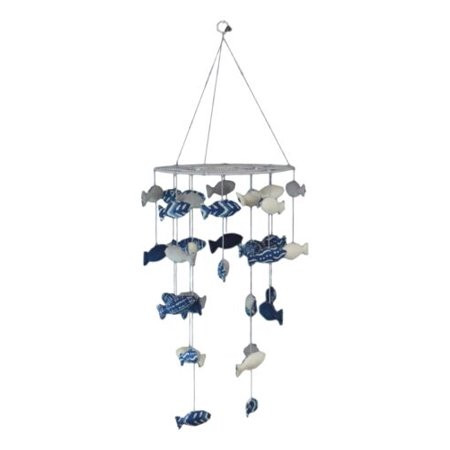 Ebros Fiona Walker England Handmade Organic Nautical School of Fish Nursery Mobile Baby Room Deco... | Walmart (US)