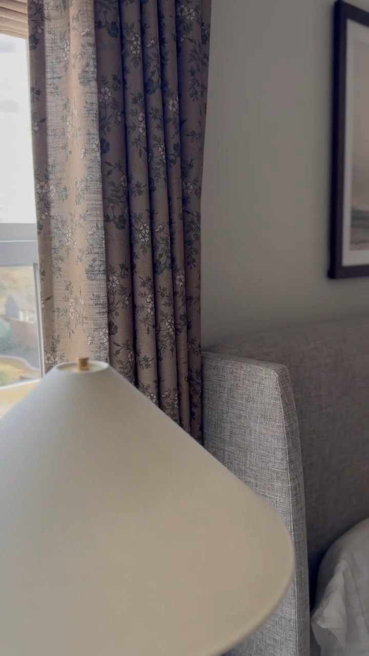 Another look at my new curtains! The mixing of patterns has my heart 🤍 use code CINDYCLARK to save 15% off your order!! 

Sara Le Floral Ivy Brown Trained Pleated Curtains 

#LTKHome #LTKStyleTip